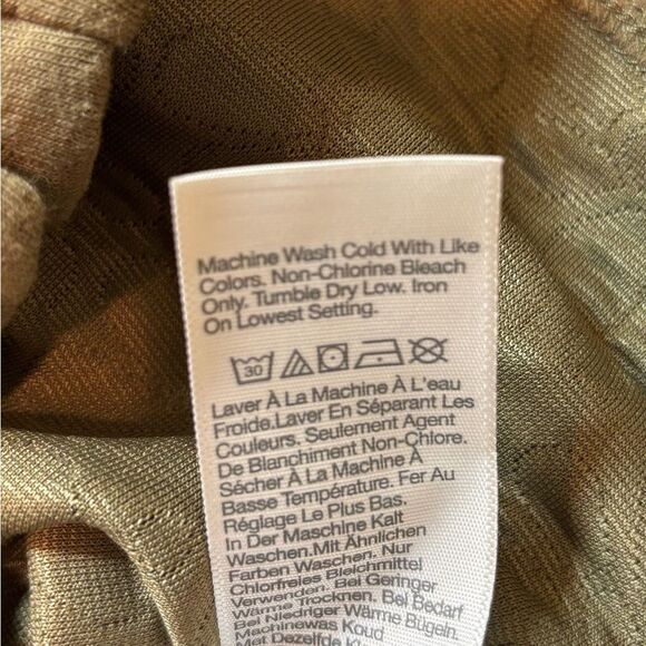 Nwt Madewell Flower Puff-Jacquard Crop Cardigan Brown Tan Jacket - Picture 8 of 8